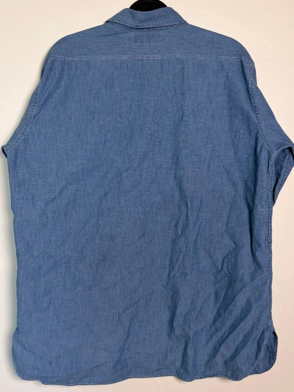 Polo Ralph Lauren Men's Vintage 1990's Donington Chambray Blue Button Down